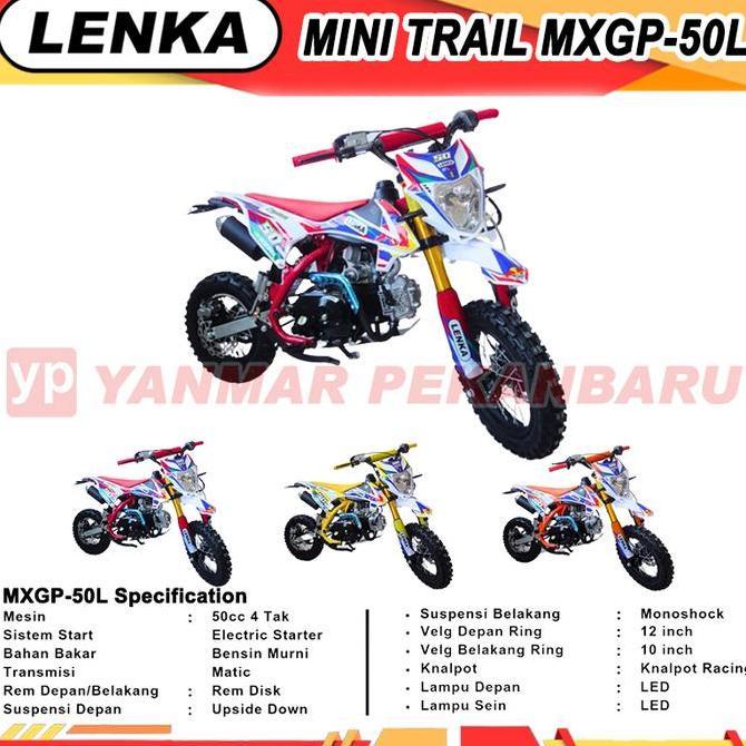 Terlaris Motor Cross Mini Trail 50Cc 4 Tak Lenka Mxgp 50L