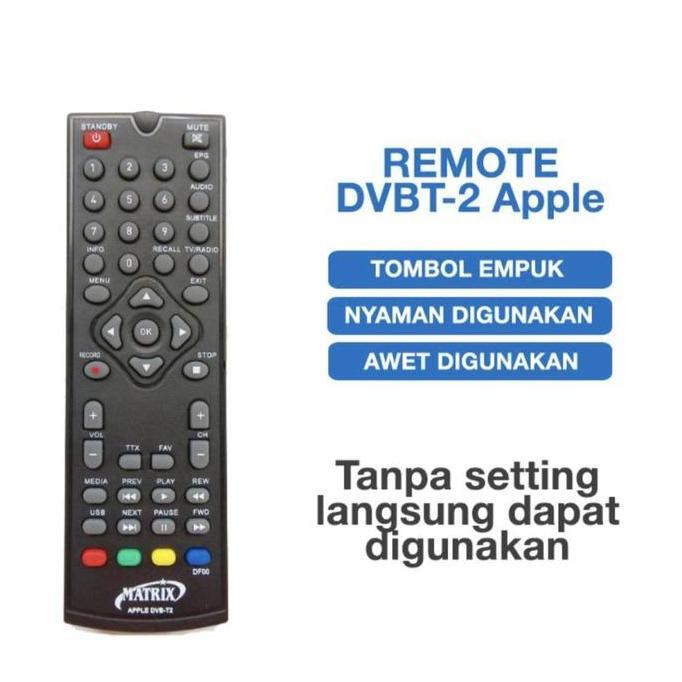 Set Top box tv digital dvb T2 Matrix Apple Merah - youtube stb matrix