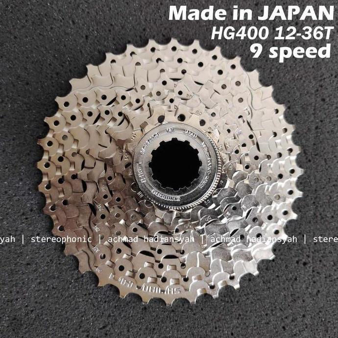 12-36T Sprocket 9 speed HG-400 12-36T Cassette 9sp Cassette 9 speed