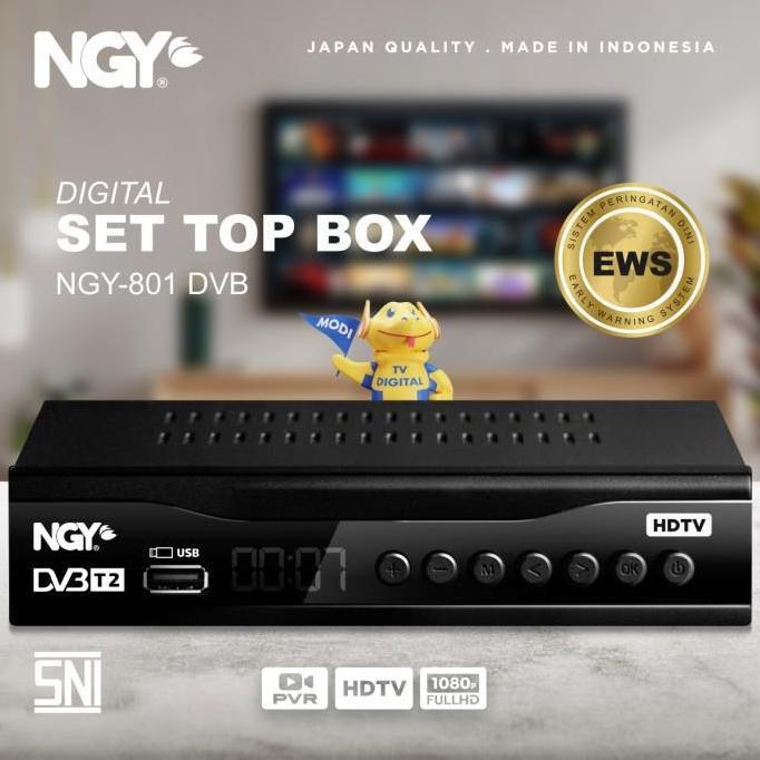 NGY Digital Set Top Box HD / STB DVB T2 Receiver | 801 NAGOYA
