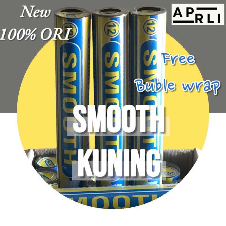 new arrival shuttlecock smooth kuning original (shuttlecock/kok badminton smooth)/ bulu angsa/ shutt