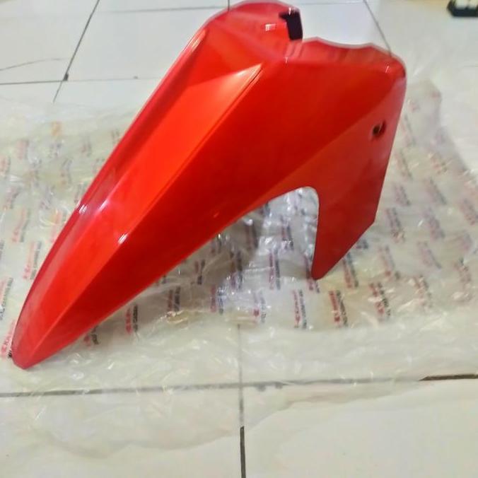 SPAKBOR DEPAN ZX130 ORANGE READY STOCK