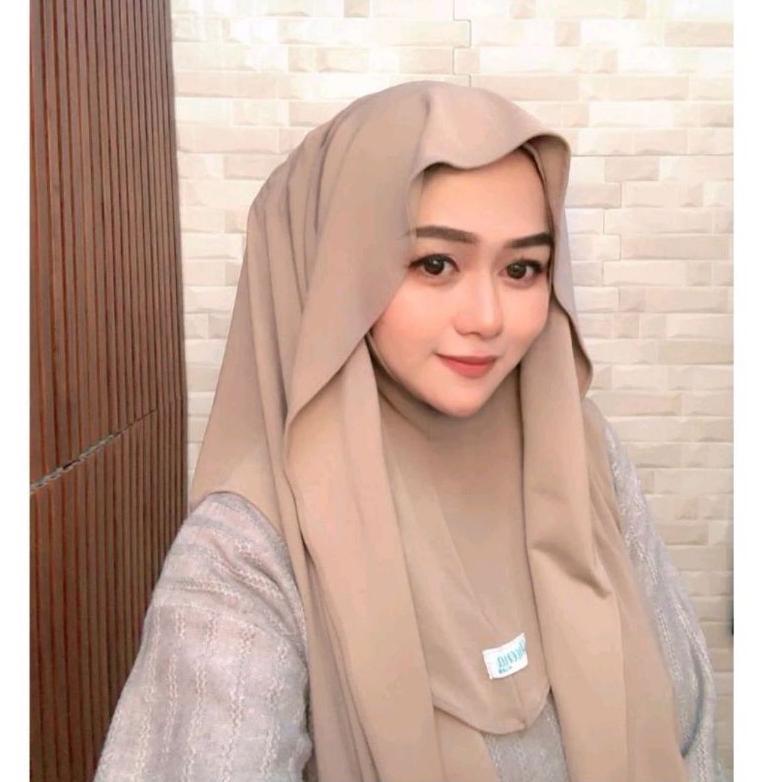 Grosir Pashmina Inner Menutup Leher Pashmina Oval Jersey Pashmina 2 In Instan Leher Jilbab Instan