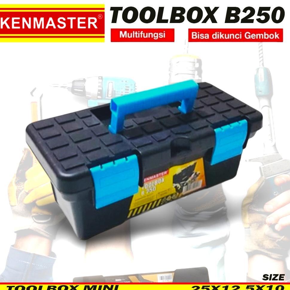 EXCLUSIVE KENMASTER Tool Box Mini B250 Tempat Alat Perkakas ToolBox Kecil B 250 B250