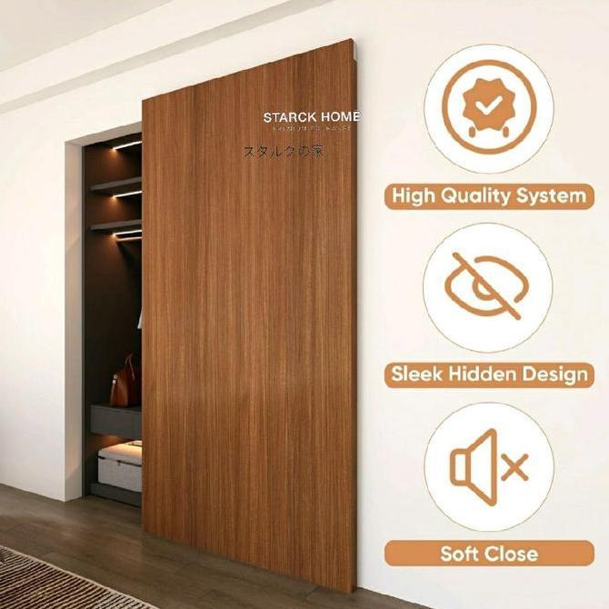 Rel sliding High Quality tersembunyi soft closing and opening concealed ghost sliding rail