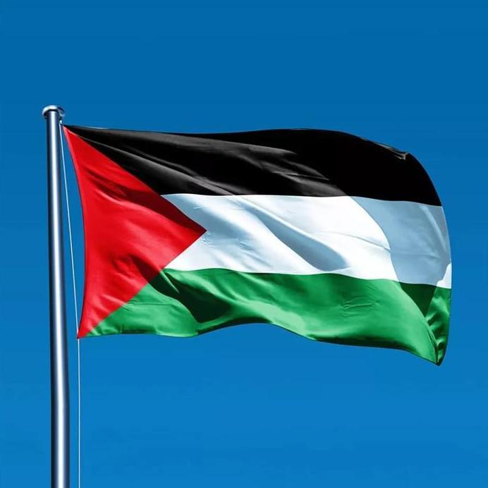 Bendera Palestina Palestine Flag Besar 90x150 cm Polyster