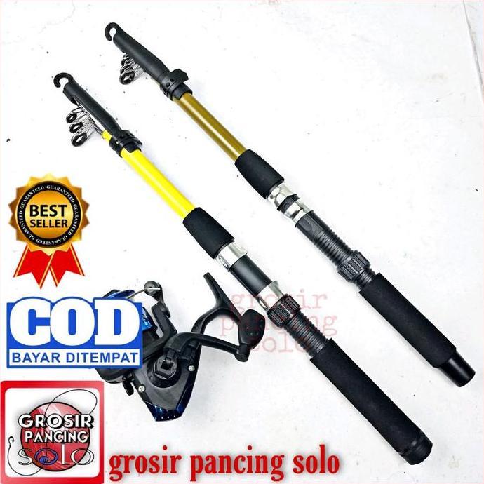 Satu Set Joran Pancing Murah Joran Spinning