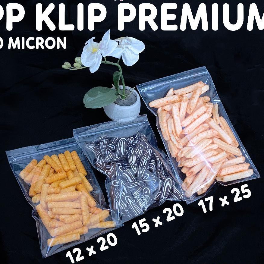 Plastik Pp Klip Bening Premium Ziplock 500 Gram Kemasan Snack Kue Kering