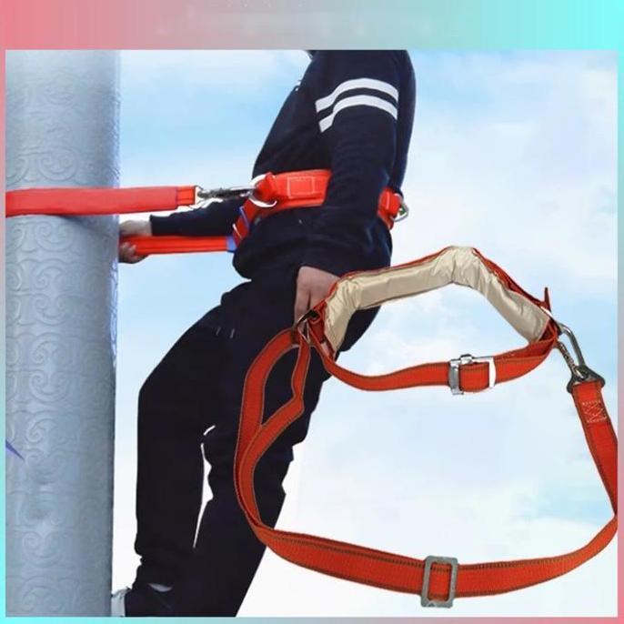 Sabuk Panjat Tiang Listrik Sabuk Safety Proyek Industri Safety Belt Sabuk Pengaman Panjat Pohon