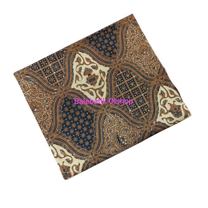 [] Kain jarik panjang batik sogan solo motif sido drajad