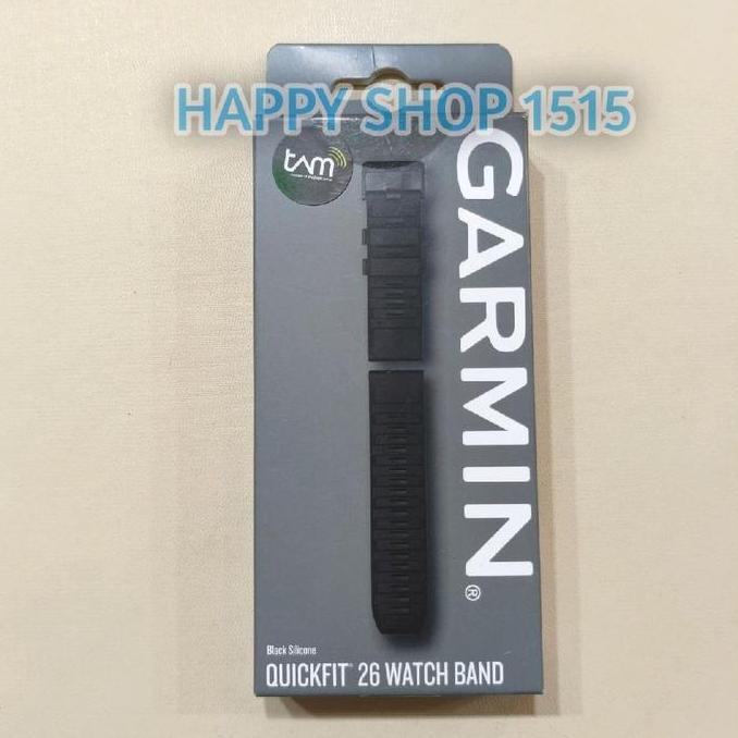 GARMIN QUICKFIT 26MM GARIS" SILICONE WATCH BAND , QUICK FIT 26 MM