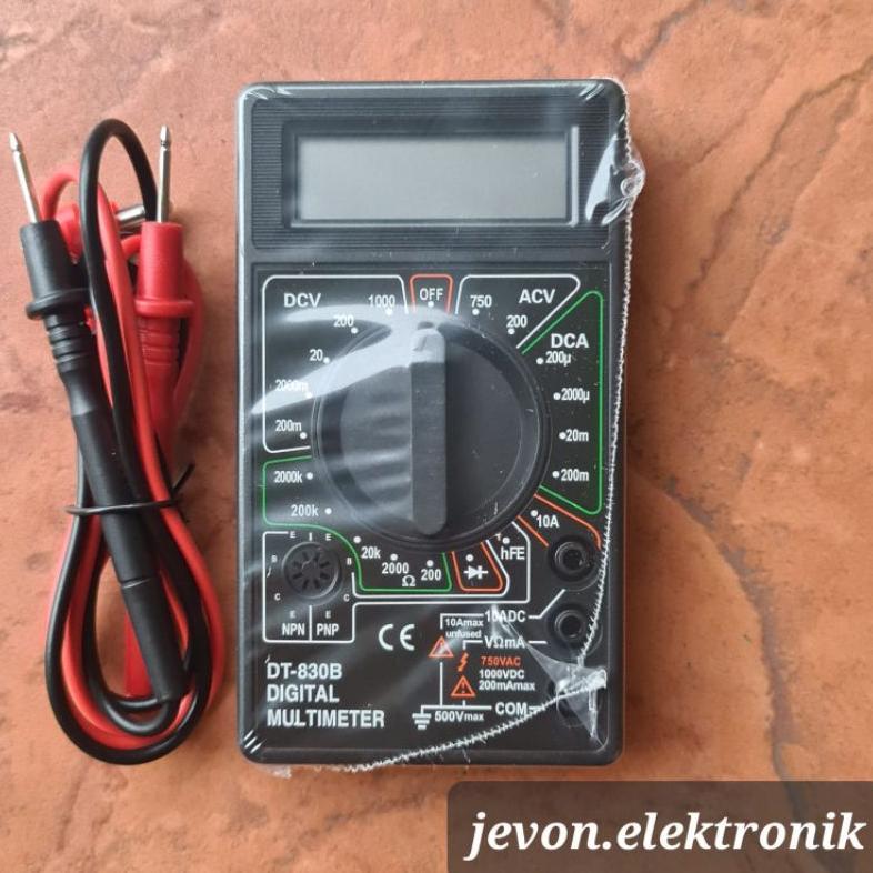 NEW Multimeter Digital DT830B Multitester Avo Multi Meter Tester DT 830B 830 B Avometer [terbaik][te