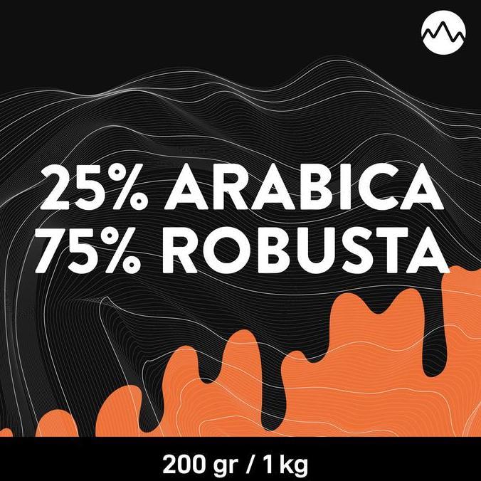 Biji Kopi 25% ARABICA es kopi susu grosir blend by Space Roastery