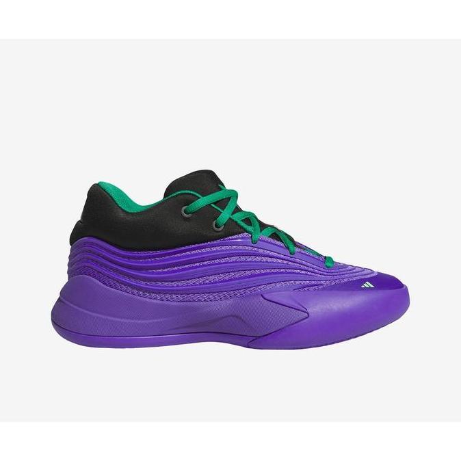 Sepatu Basket Anak Adidas Dame 10 Purple JP8636