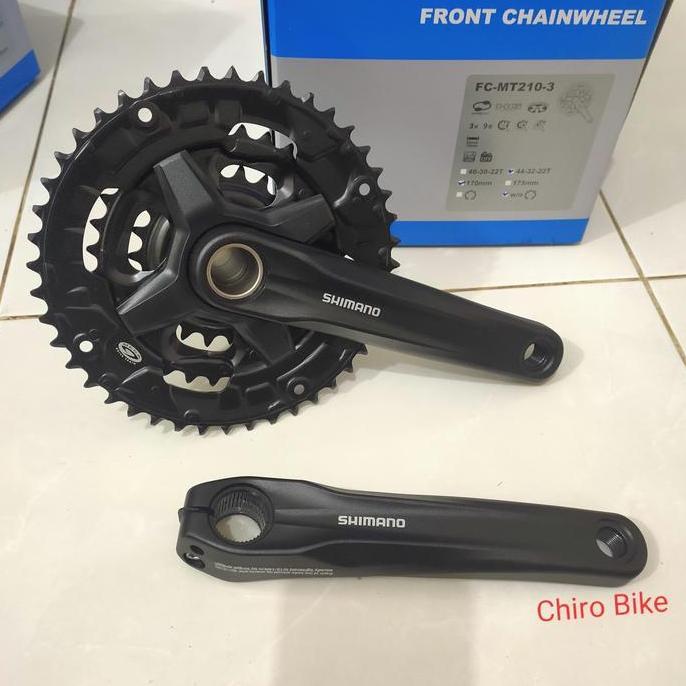 crank mtb 3 speed shimano altus MT210 hollowtech II 44T