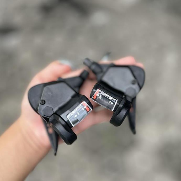 SHIFTER 3X9 SPEED MICROSHIFT 3 X 9 SEPEDA MTB SELI SHIMANO COMPATIBLE