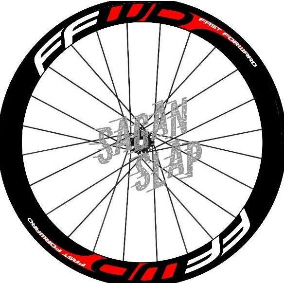 Sticker rims FFWD Fast Forward 4cm dan Fork rockshox