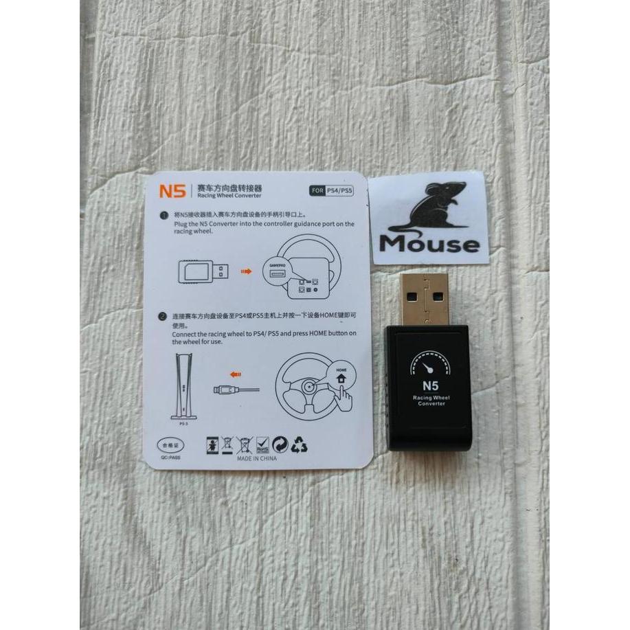 Bagushandika8 - Pxn N5 Racing Wheel Converter Controller Usb For Ps5 Pxn V10 V12