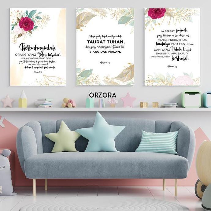 Poster Rohani Kristen / Dekorasi Rumah /Poster Inspirasi(AP30012)