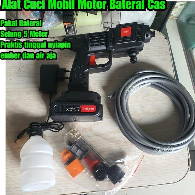 Alat cuci mobil motor cas Mesin cuci mobil motor baterai power cas
