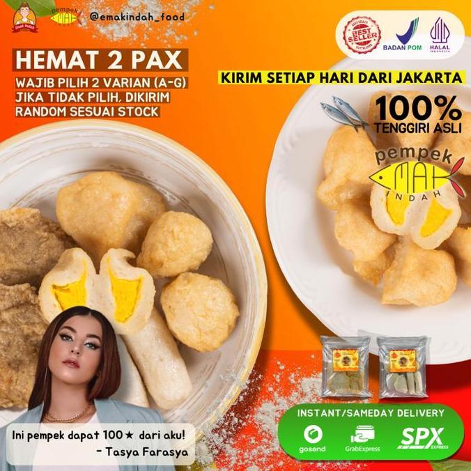 Galax- Leggero- Pempek Emak Indah - Pempek Mpenak Palembang - Paket Pempek Pax Frozen