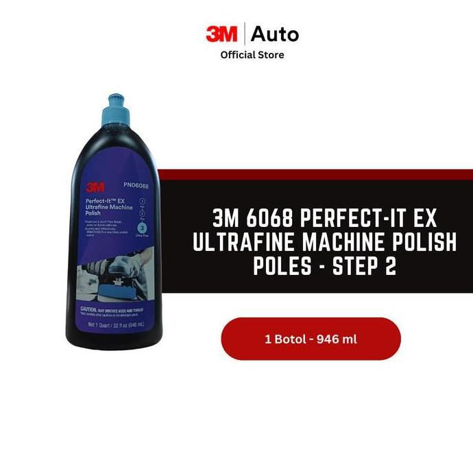 3M 6068 Perfect-it EX Ultrafine Machine Polish Kompon Body Mobil