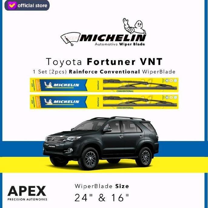 MICHELIN RAINFORCE CONVENTIONAL WIPER FOR FORTUNER VNT