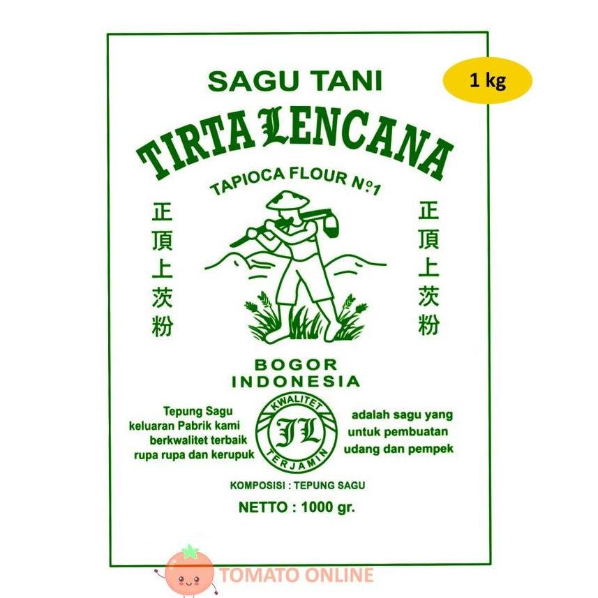 Farina- Tirta Lencana / Tepung Tapioka Sagu Tani / 1 Kg 1Kg 1000 Gram Gr G