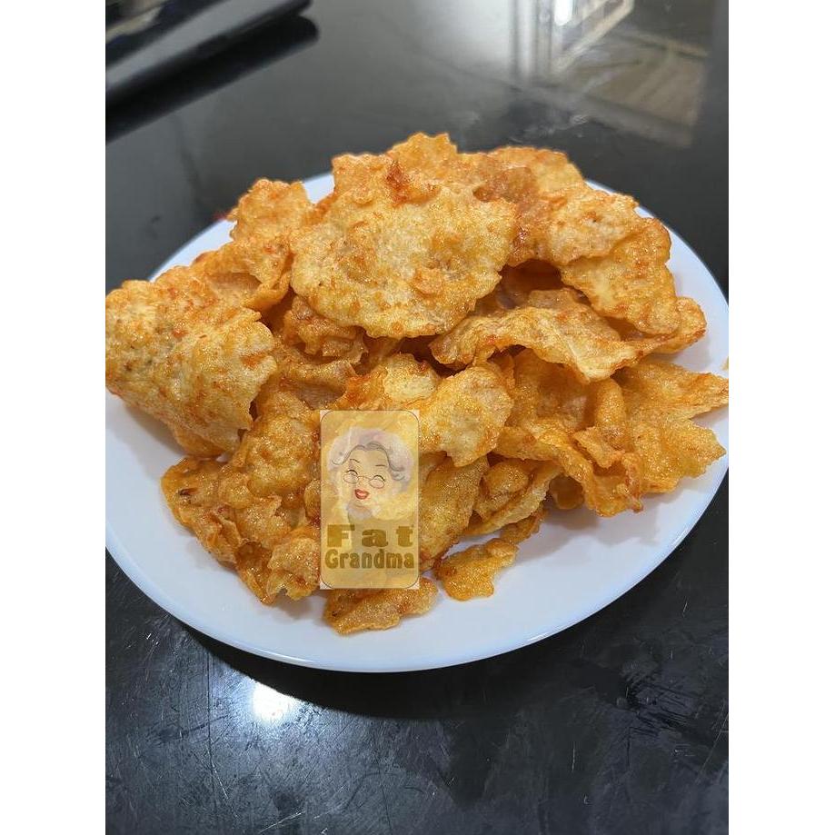 Emping Aceh Pedas Manis Balado 450Gr Super Tipis Renyah Asli