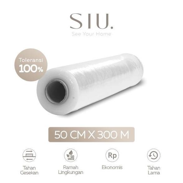 Slag- Plastik Wrap Streching Film - Cling Wrap Packing 300 M X 50 Cm  - Siu