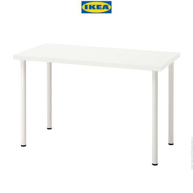jresome.idde  - IKEA LAGKAPTEN/ADILS Meja Kerja/Belajar Minimalis Putih 120x60cm - Tidak Dirakit