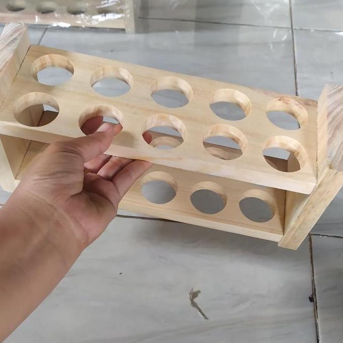 Slag- Rak Telur Duduk/ Rak Kayu/ Rak Telur Kayu
