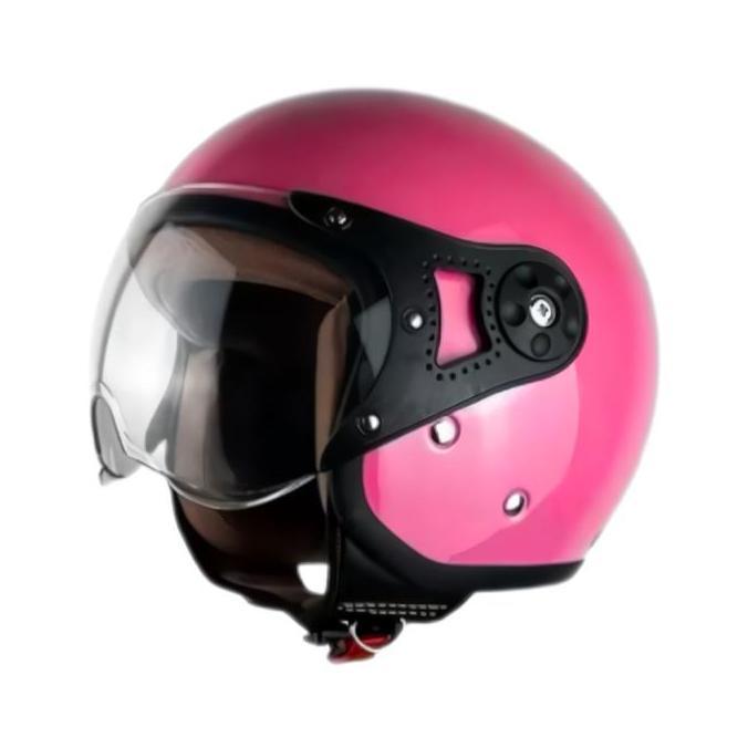 Helm Bogo Retro Hijab Kaca Pilot SNI Original Anti UV Painting Premium Stylish dengan Desain Klasik 