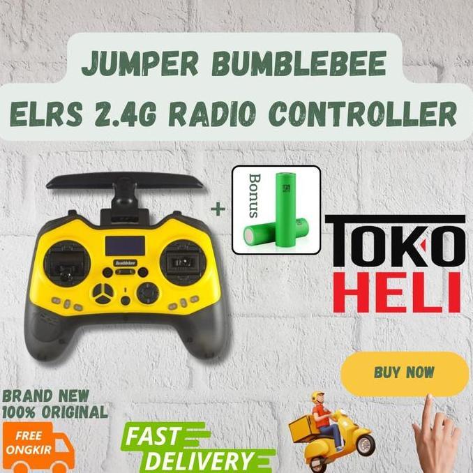 NEW Jumper Bumblebee ELRS 2.4G OLED Screen Hall Sensor Gimbal EdgeTX Radio Controller TX