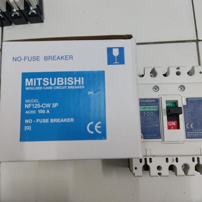 nyomanpauz / MCCB breaker Mitsubishi NF-125CW NF125CW 100A NF125-CW 100A Diskon