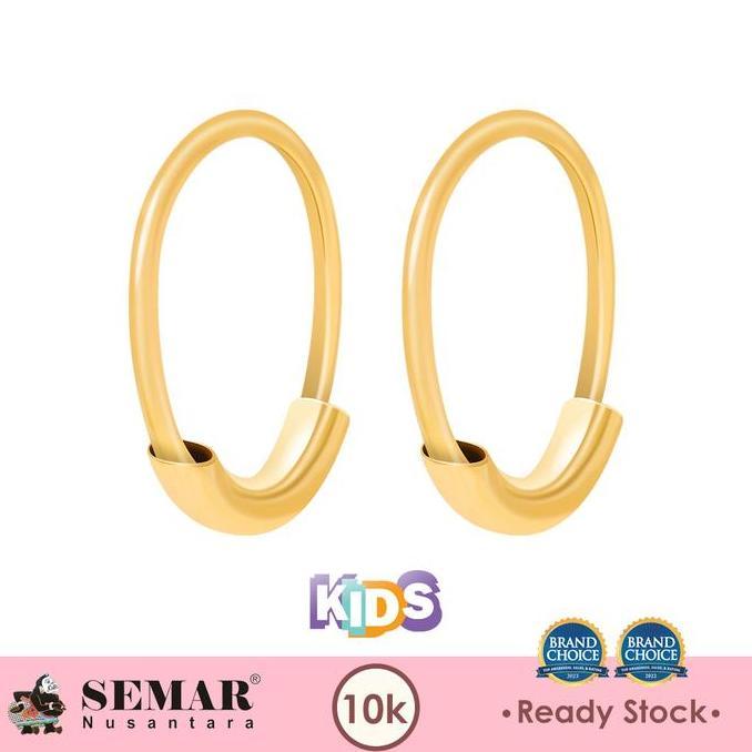 Tevanikarya - Anting Emas Baby Kawatan 10K Semar Nusantara