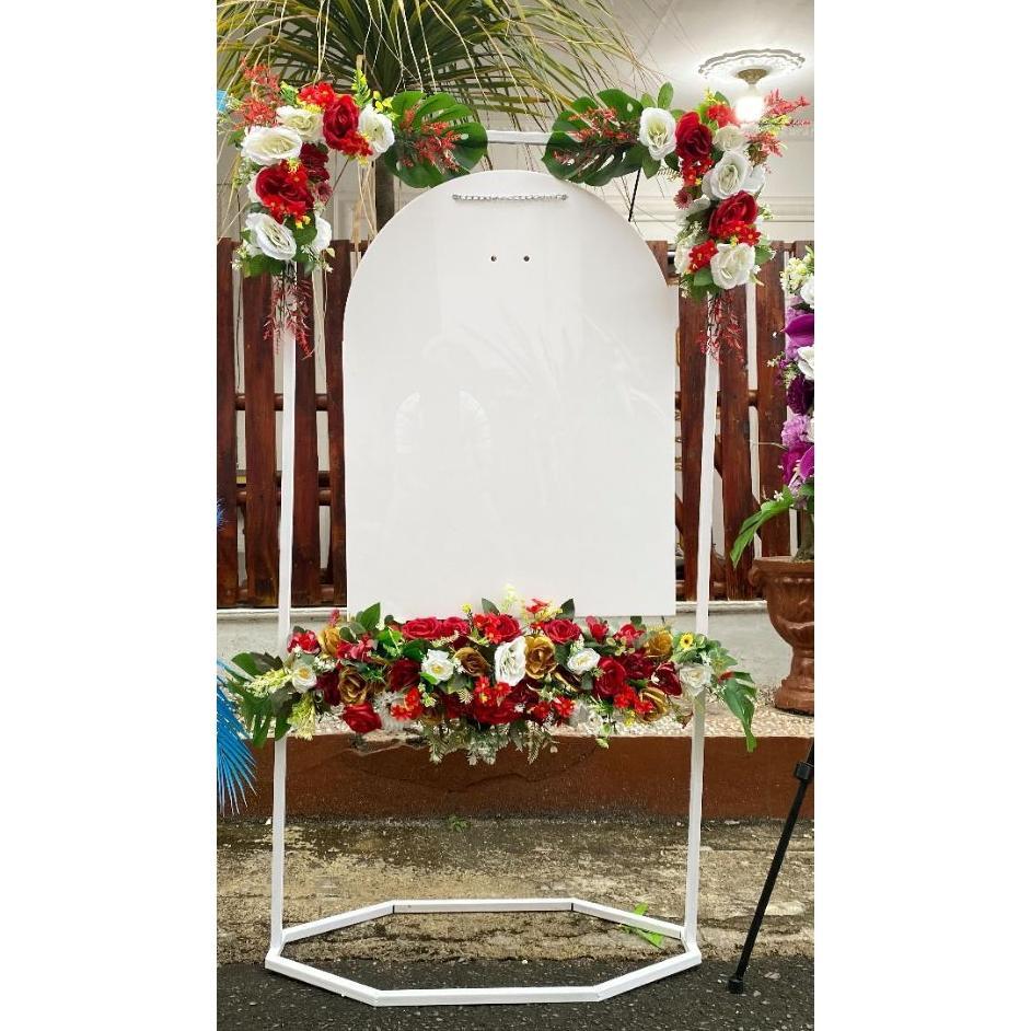 Costum Akrilik 2Mm Frame Bingkai Ucapan Wisuda Happy Wedding Model Costum