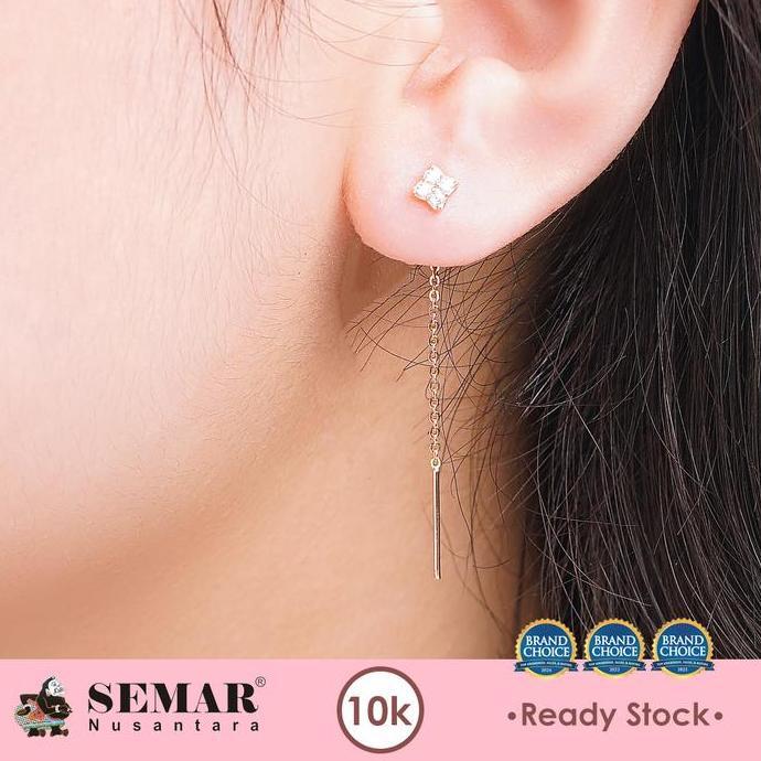 Tevanikarya - Anting Emas Slundup Avery Shine Gold 10K Semar Nusantara