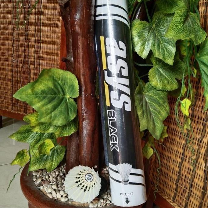 COCK KOK ASYS BLACK| ASYS HITAM SHUTTLE COCK BULU TEBAL MADE INDONESIA