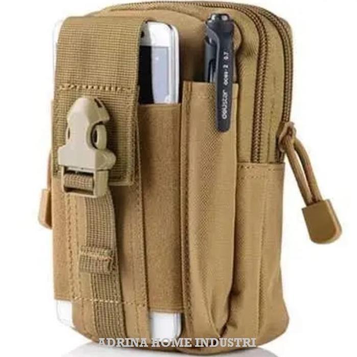 100% AMAN TAS PINGGANG PRIA UNTUK DOMPET DAN HP