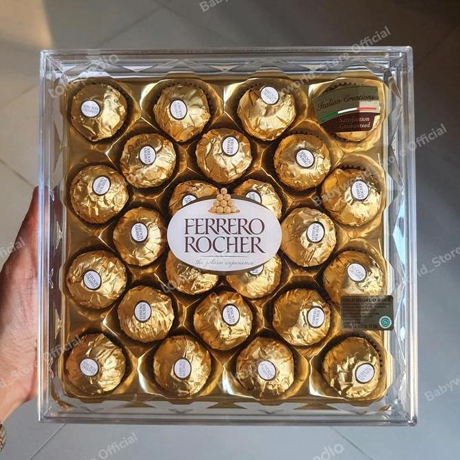 Ferrero Rocher T24 Coklat Enak Import Malaysia ( Isi 24Pcs ) 300Gr