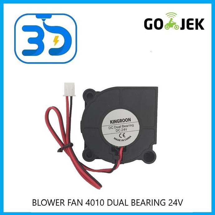 Dual Bearing Turbine Blower Fan 40Mm Centrifugal Cooler 4015 24V