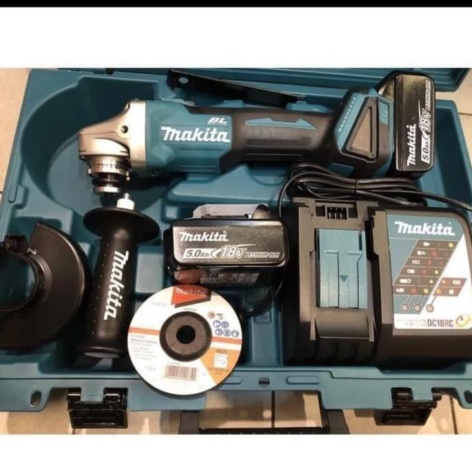 Makita DGA404RTE Mesin gerinda baterai 18V brushless cordless DGA404
