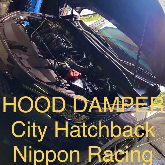 HOOD DAMPER HONDA CITY HATCHBACK 2021+ MERK NIPPON RACING SHOCK KAP SIAP KIRIM