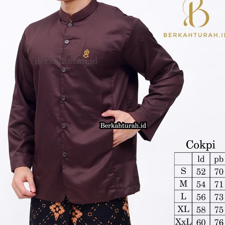 Baju Koko Terompah Murah|Koko Pria Muslim Semi Jas
