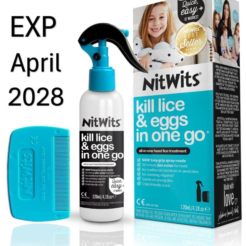 Nitwits All In One Head Lice Solution Obat Kutu 120Ml