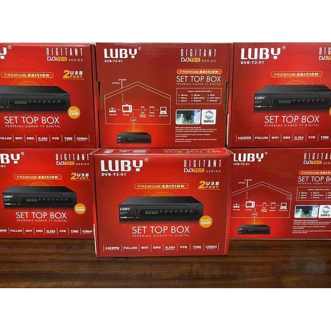 Receiver TV Digital Set Top Box Luby Full HD DVB-T2-01 STB DVBT2 LUBY