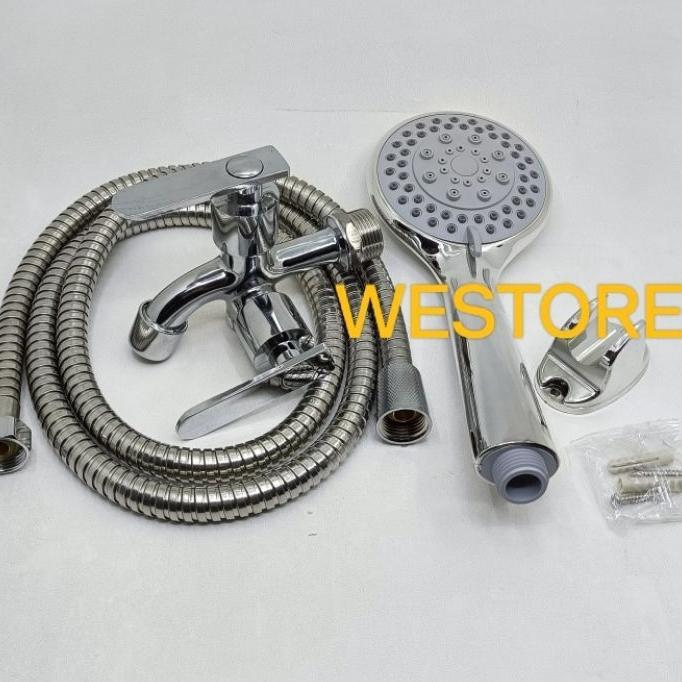 Paket Kran Cabang 3/4 Plus Shower 5 Sistem