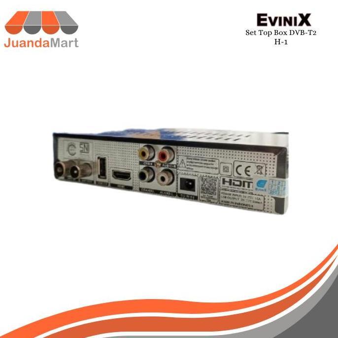 Set Top Box STB DVB-T2 / DVB-C STB Merk EVINIX H-1
