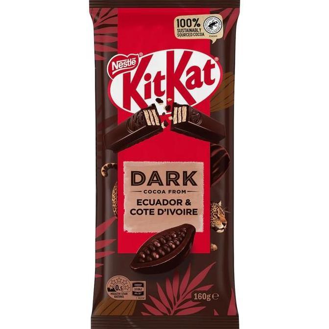 Coklat Kitkat Chocolate Block Bar Import 160Gram Asal Australia